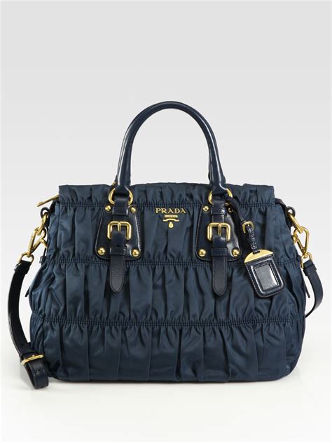 prada tessuto nylon gaufre shoulder bag|prada nylon purses.